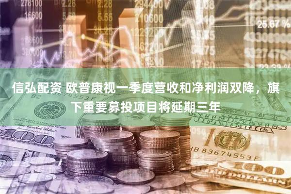 信弘配资 欧普康视一季度营收和净利润双降，旗下重要募投项目将延期三年